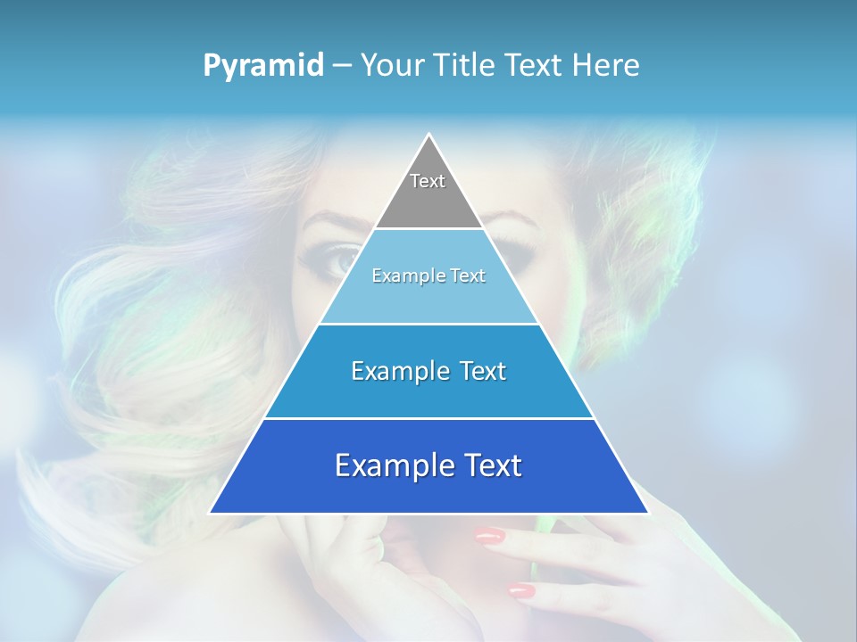 Skincare Face Girl PowerPoint Template