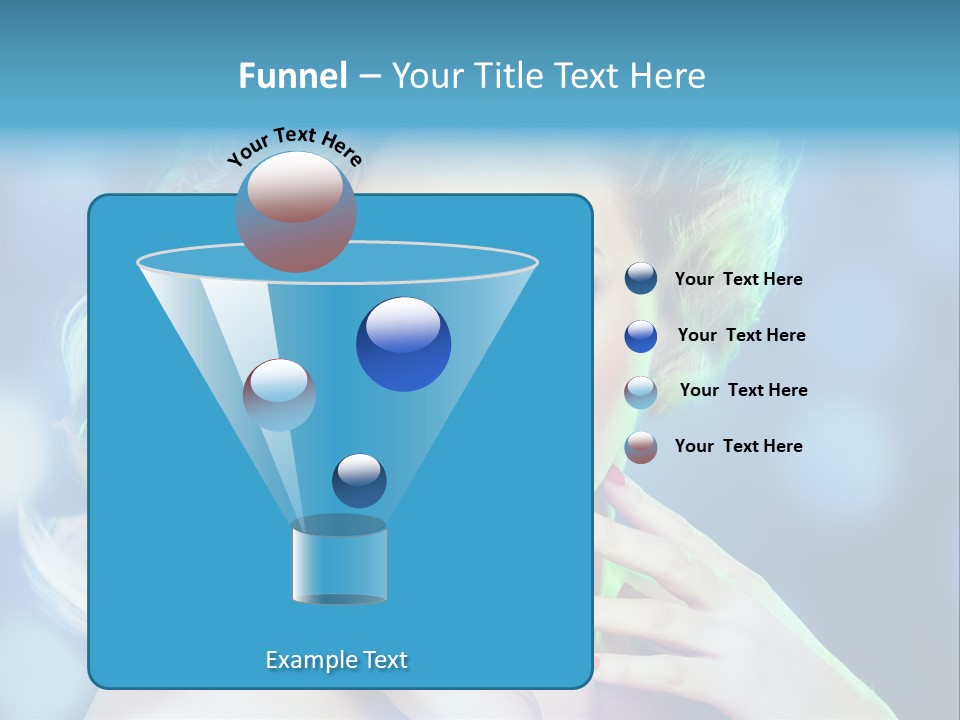 Skincare Face Girl PowerPoint Template