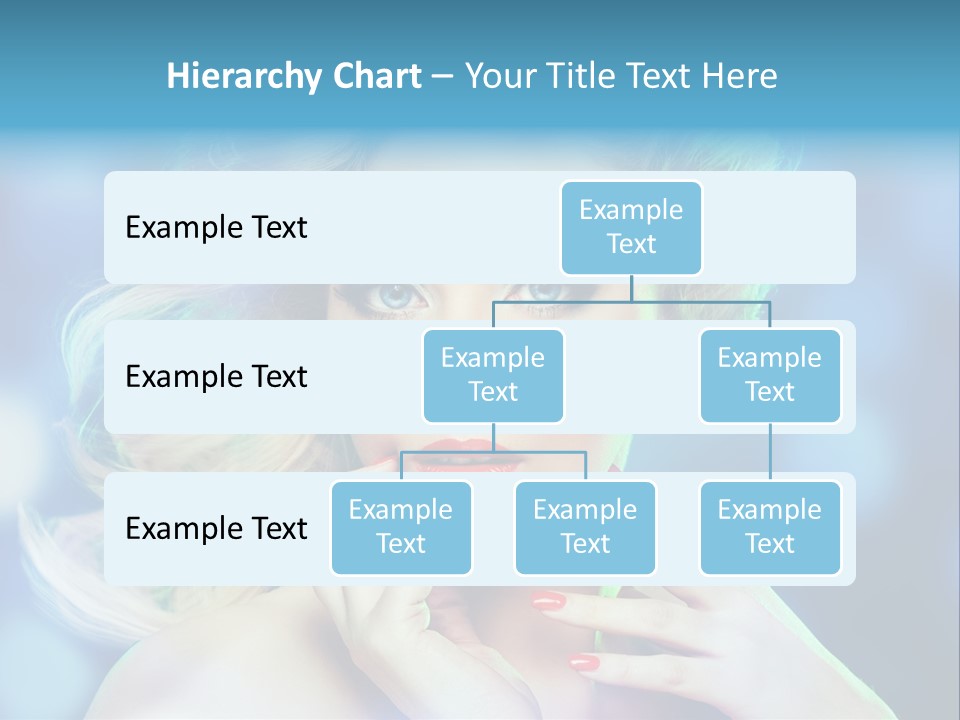 Skincare Face Girl PowerPoint Template