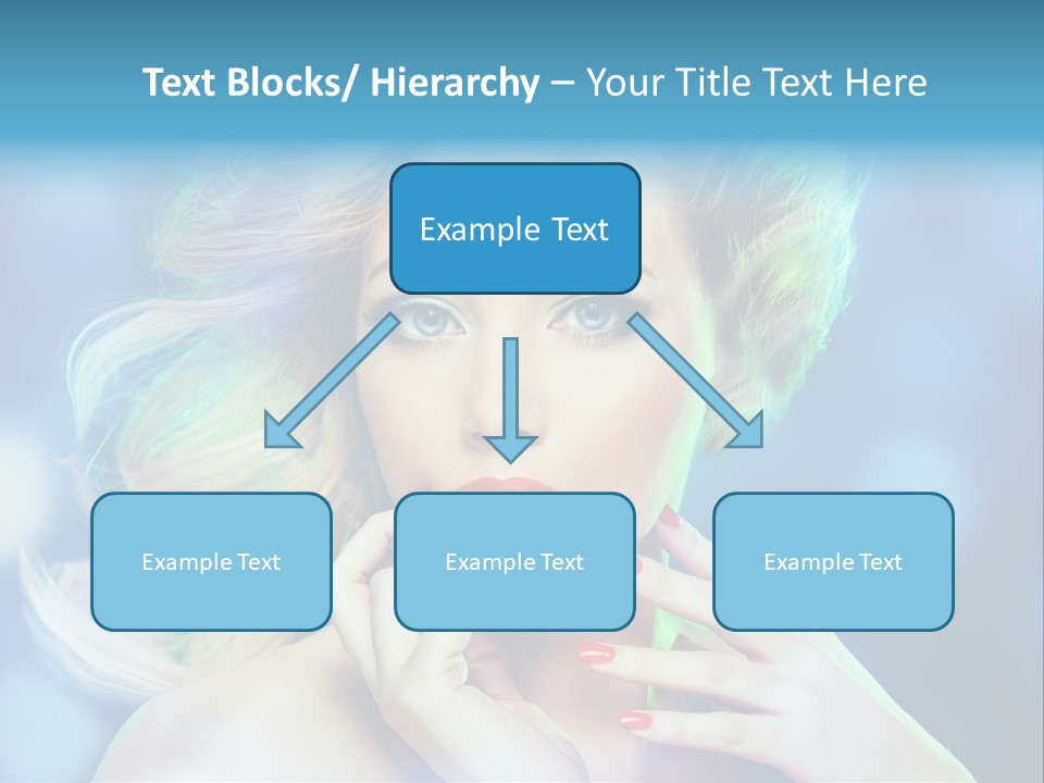 Skincare Face Girl PowerPoint Template