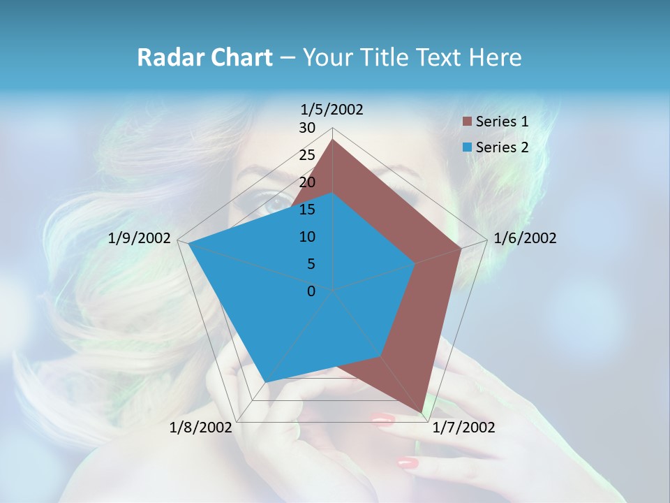 Skincare Face Girl PowerPoint Template