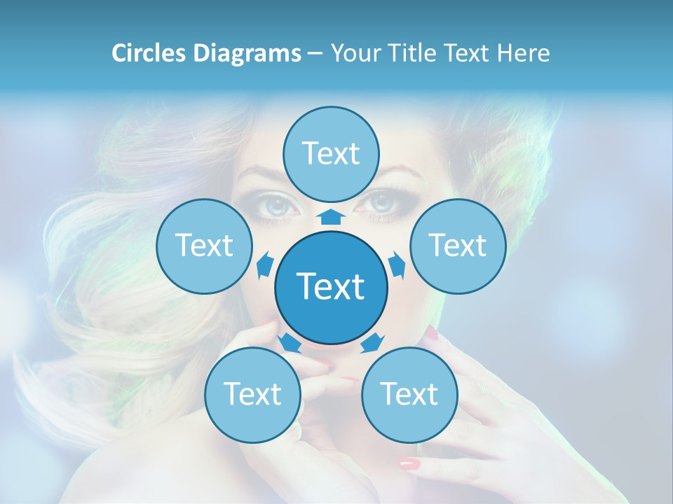 Skincare Face Girl PowerPoint Template