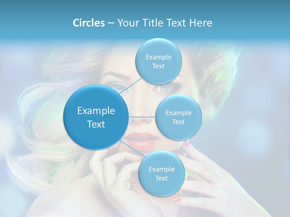 Skincare Face Girl PowerPoint Template