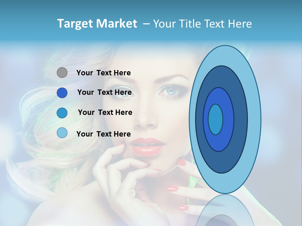 Skincare Face Girl PowerPoint Template