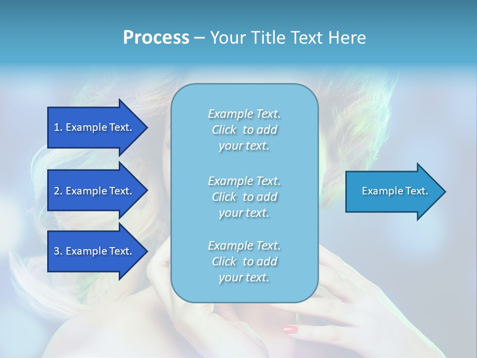 Skincare Face Girl PowerPoint Template