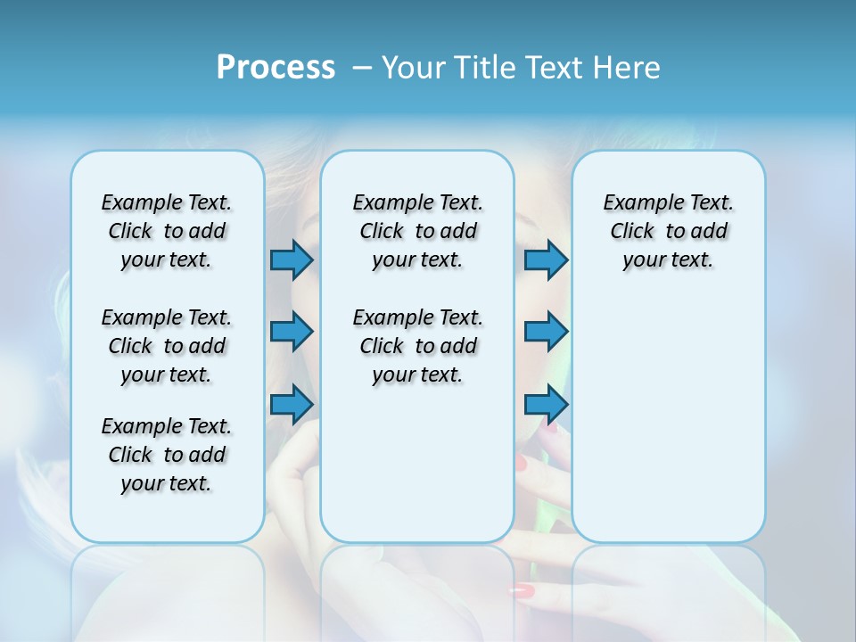 Skincare Face Girl PowerPoint Template