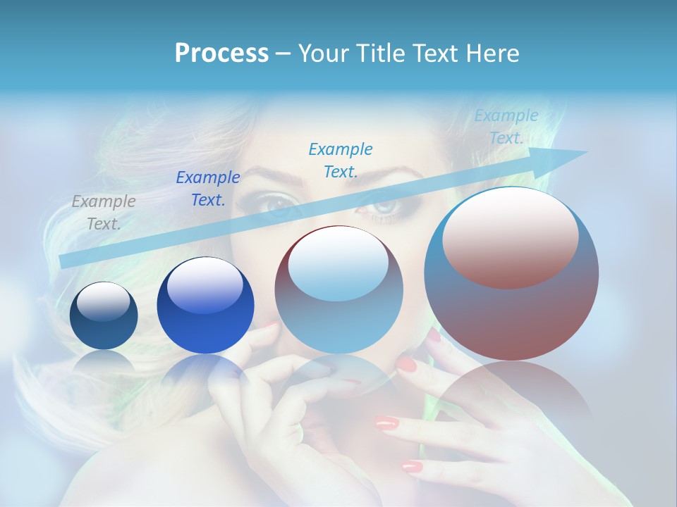 Skincare Face Girl PowerPoint Template