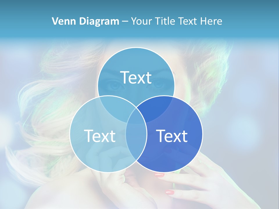 Skincare Face Girl PowerPoint Template