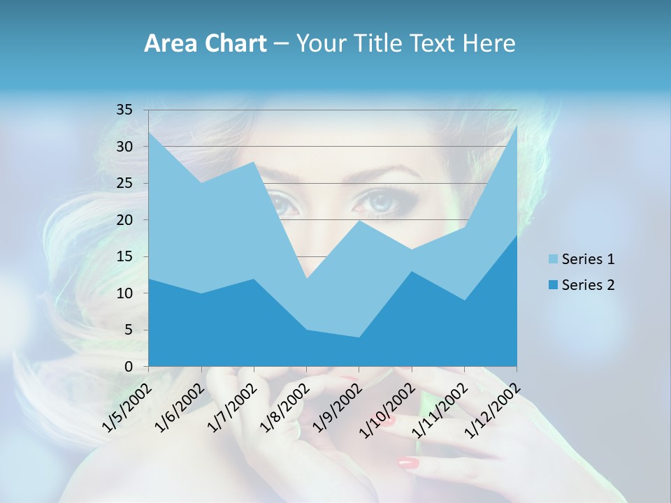 Skincare Face Girl PowerPoint Template