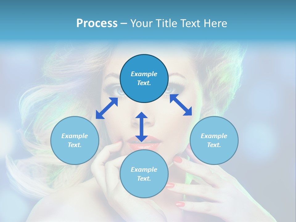 Skincare Face Girl PowerPoint Template