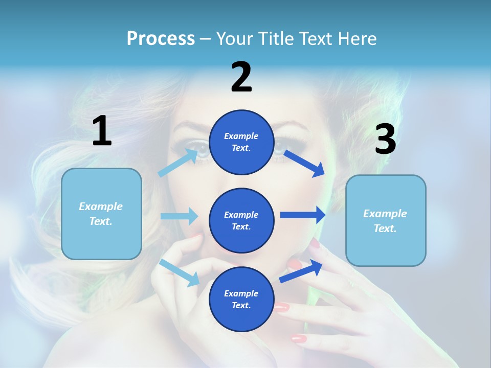 Skincare Face Girl PowerPoint Template