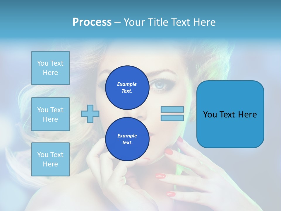 Skincare Face Girl PowerPoint Template