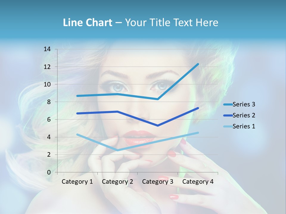 Skincare Face Girl PowerPoint Template