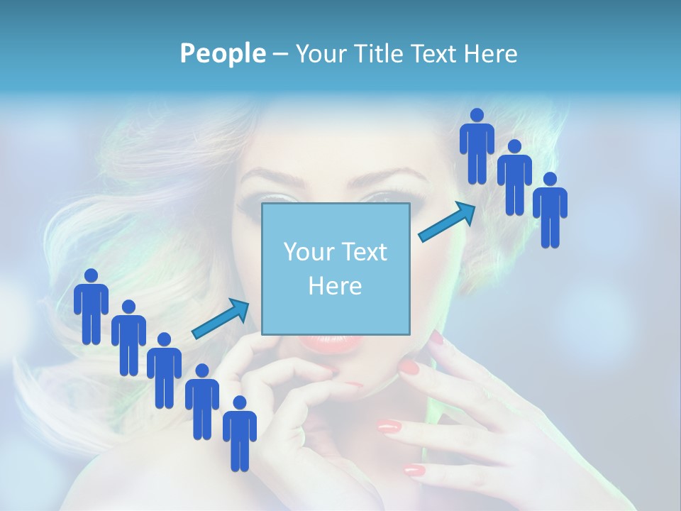 Skincare Face Girl PowerPoint Template