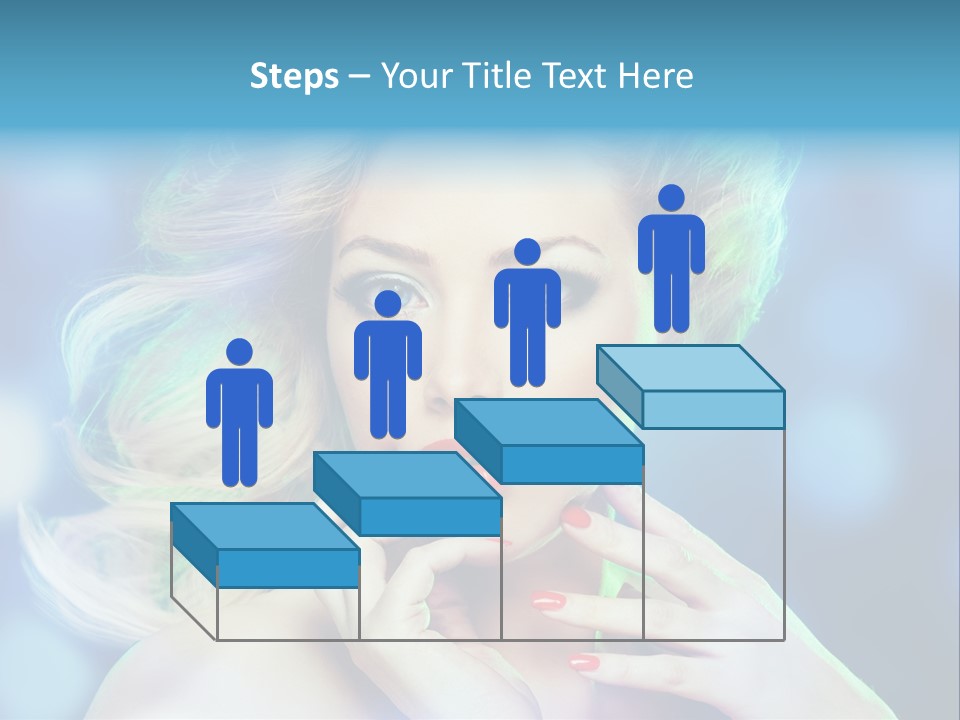 Skincare Face Girl PowerPoint Template