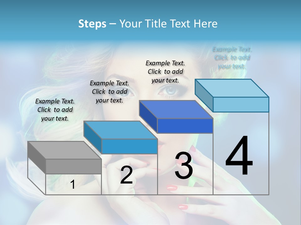 Skincare Face Girl PowerPoint Template