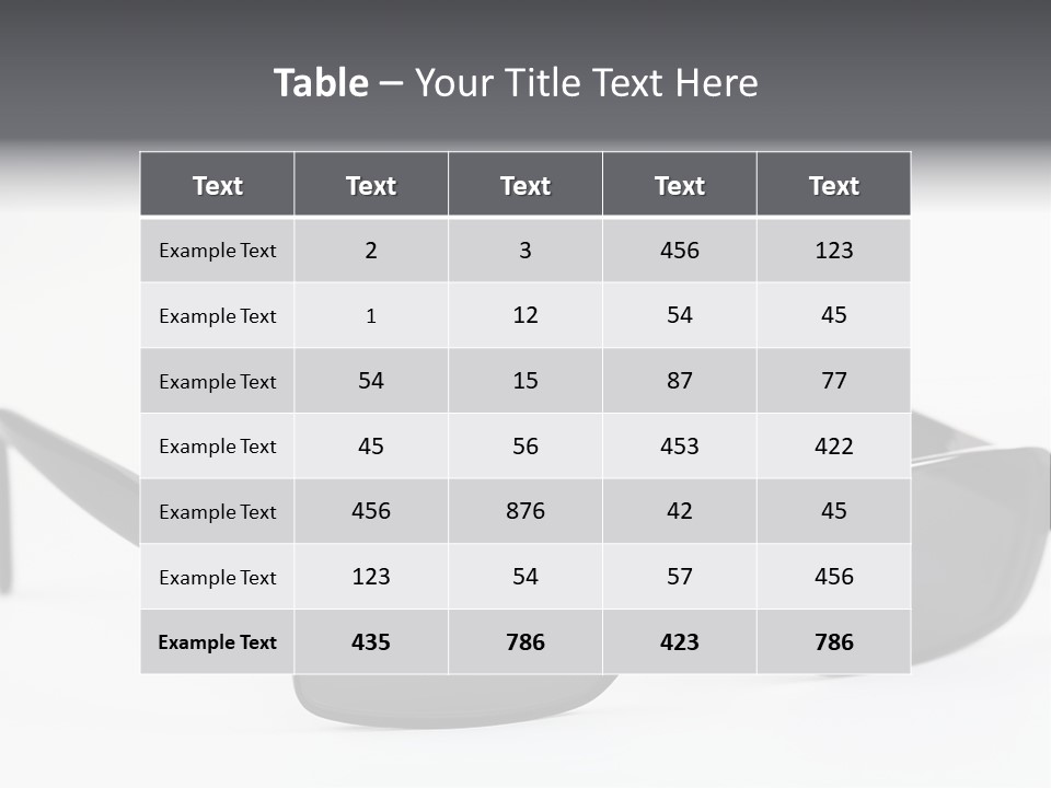 Optician Textile Farsighted PowerPoint Template