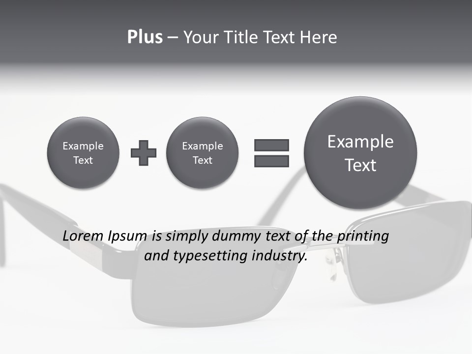 Optician Textile Farsighted PowerPoint Template