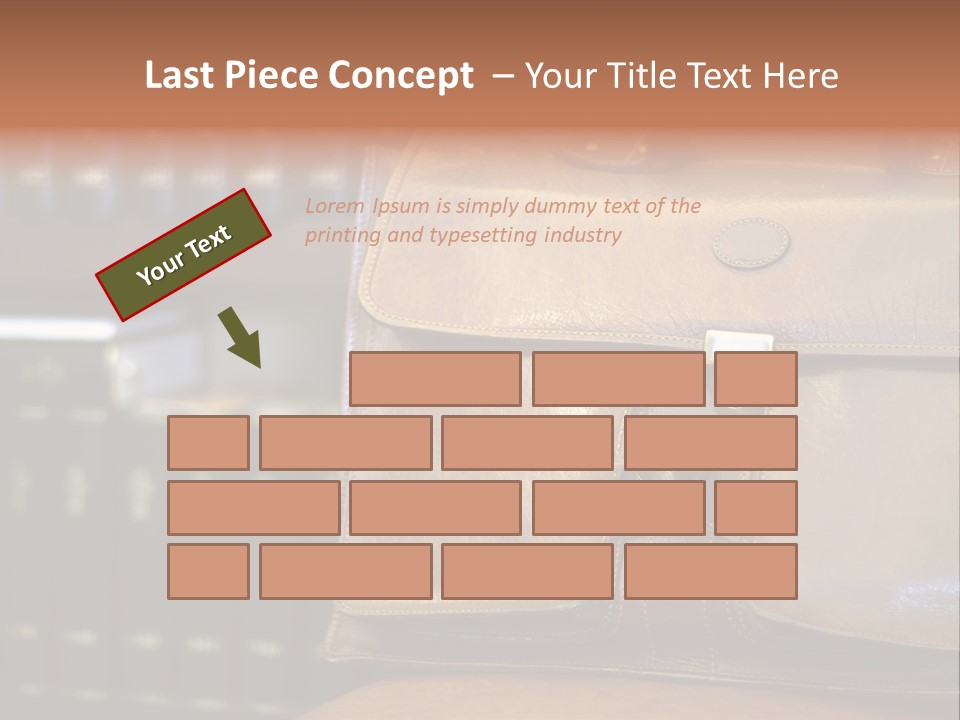 Lawyer Briefcase Barrister PowerPoint Template