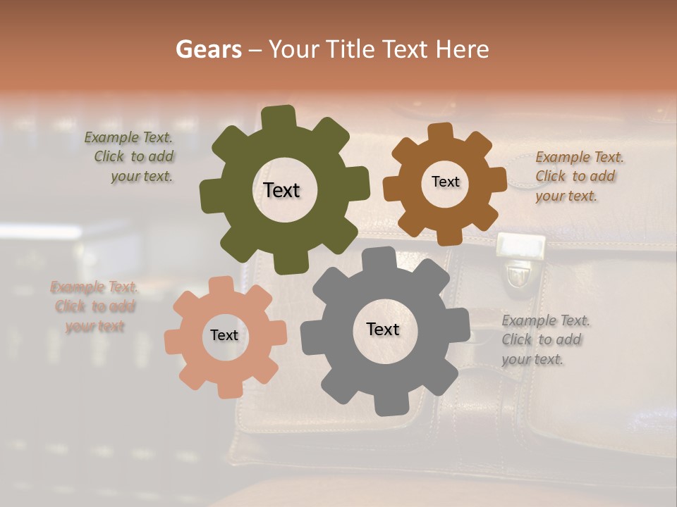 Lawyer Briefcase Barrister PowerPoint Template