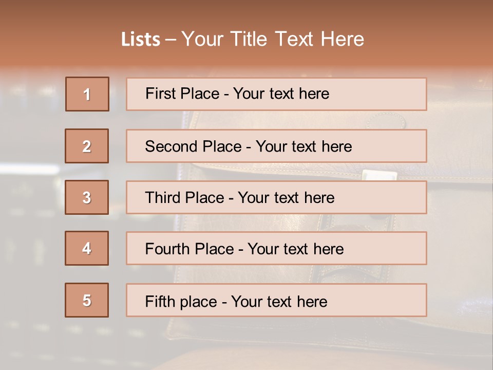 Lawyer Briefcase Barrister PowerPoint Template