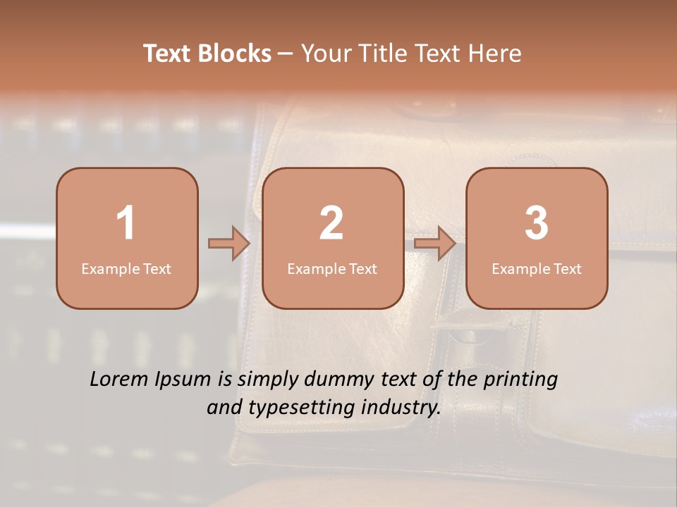 Lawyer Briefcase Barrister PowerPoint Template