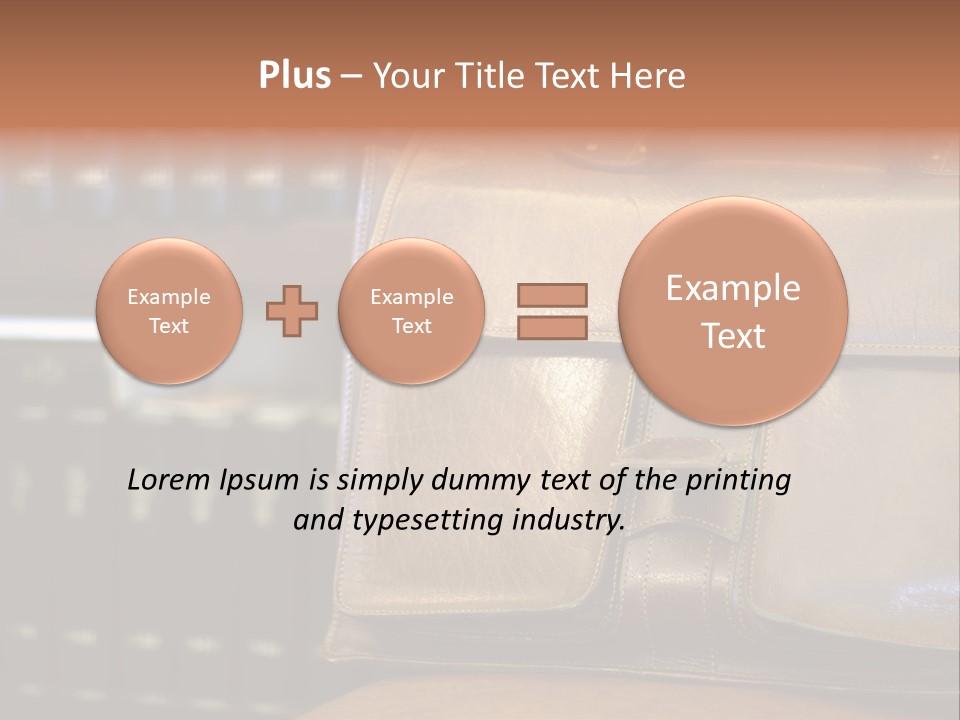 Lawyer Briefcase Barrister PowerPoint Template