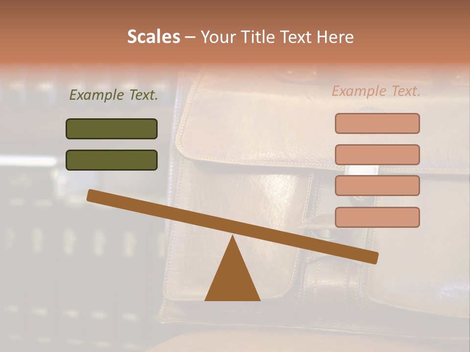 Lawyer Briefcase Barrister PowerPoint Template