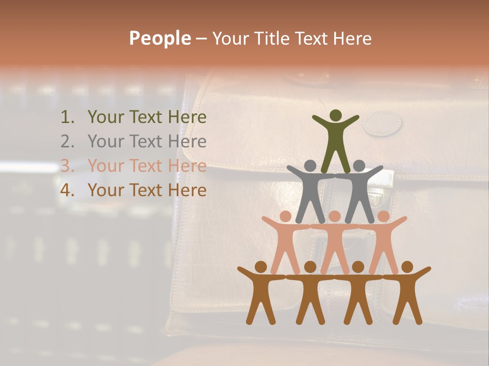 Lawyer Briefcase Barrister PowerPoint Template