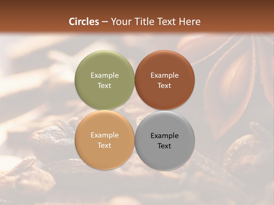 Scenario Bright Condiment PowerPoint Template