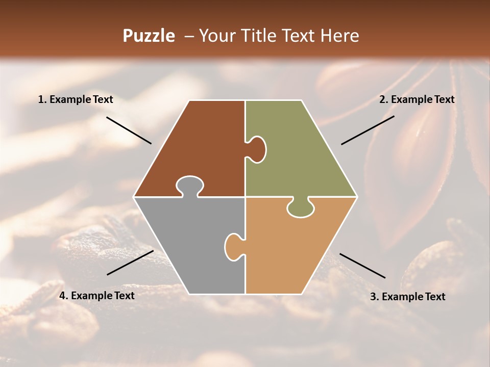 Scenario Bright Condiment PowerPoint Template