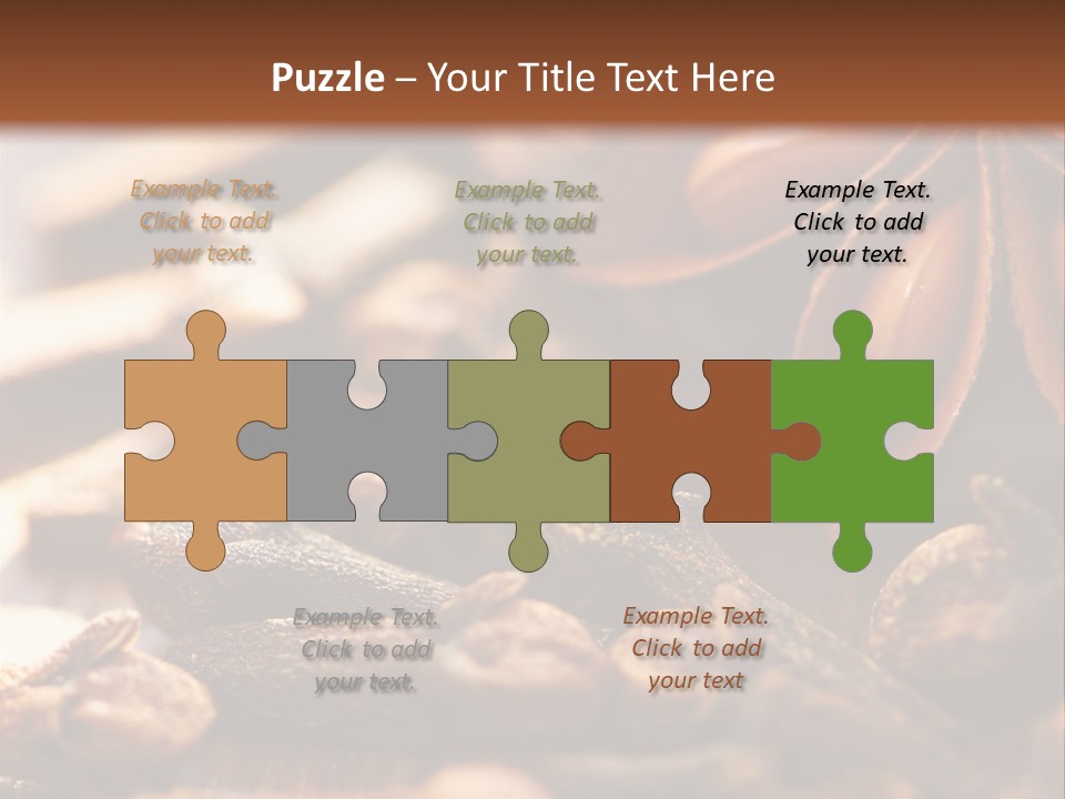 Scenario Bright Condiment PowerPoint Template