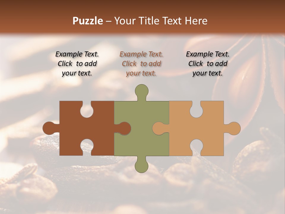 Scenario Bright Condiment PowerPoint Template