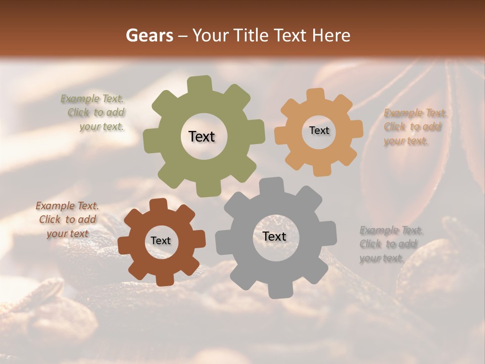 Scenario Bright Condiment PowerPoint Template