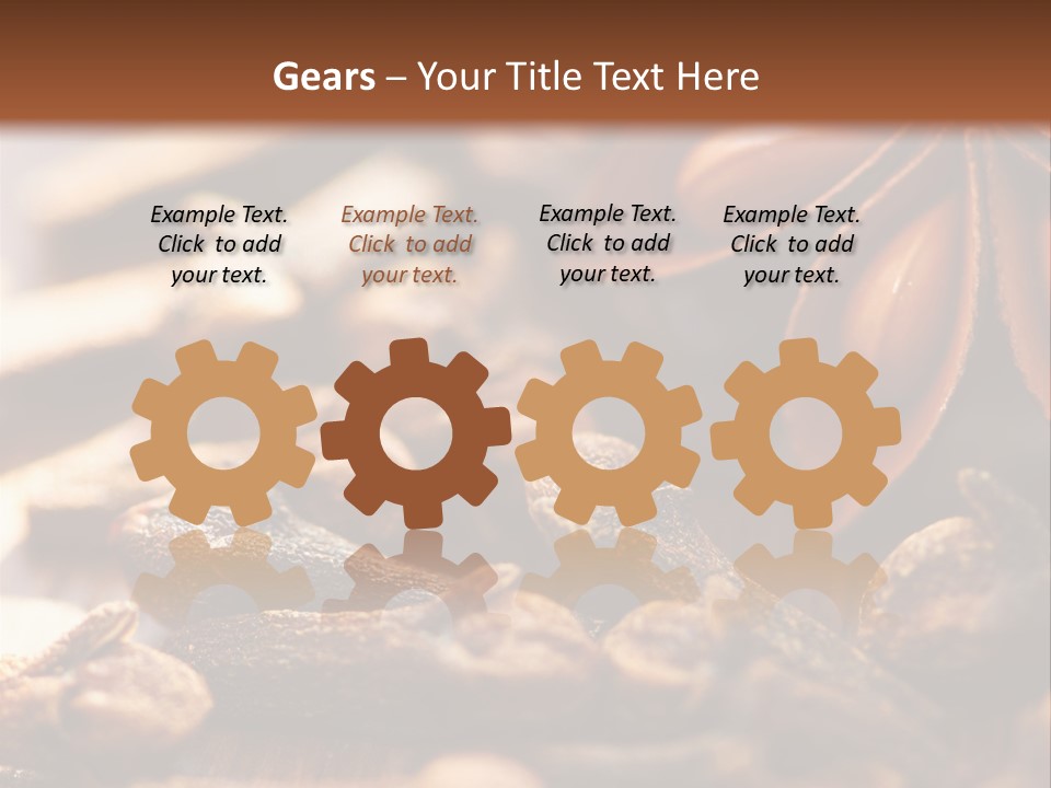 Scenario Bright Condiment PowerPoint Template