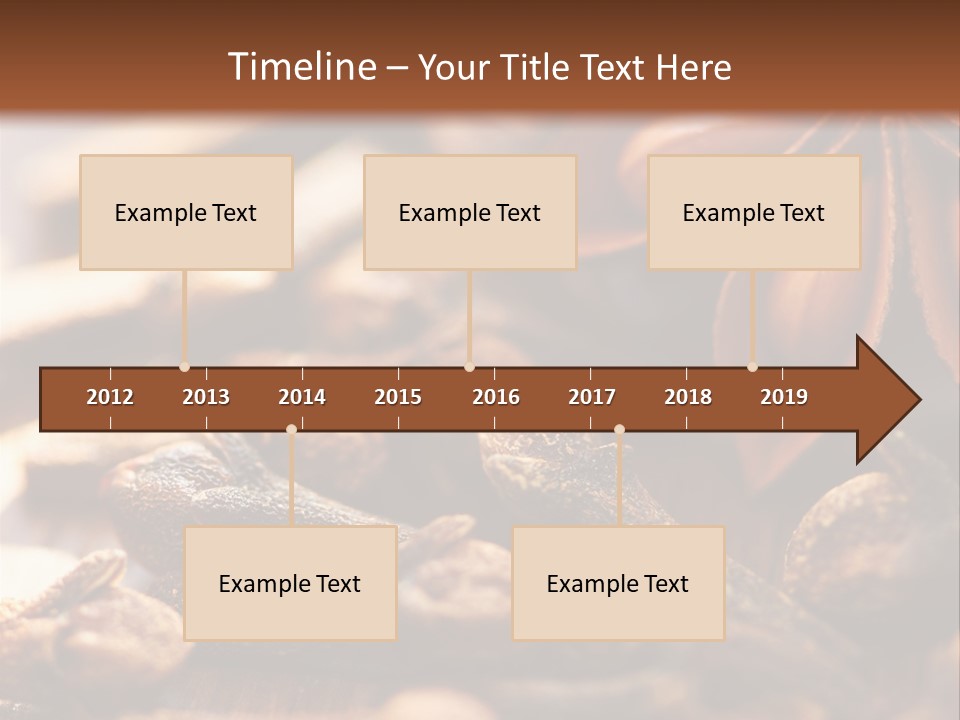 Scenario Bright Condiment PowerPoint Template