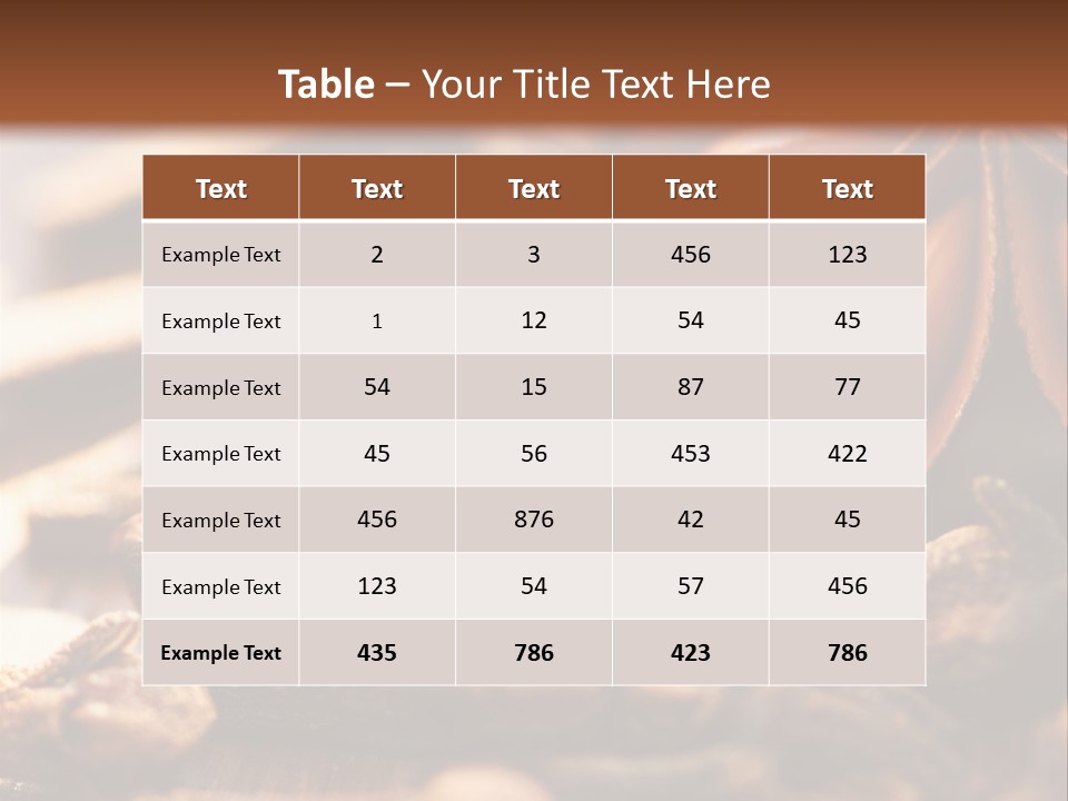 Scenario Bright Condiment PowerPoint Template