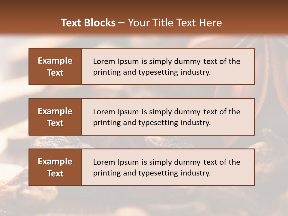 Scenario Bright Condiment PowerPoint Template