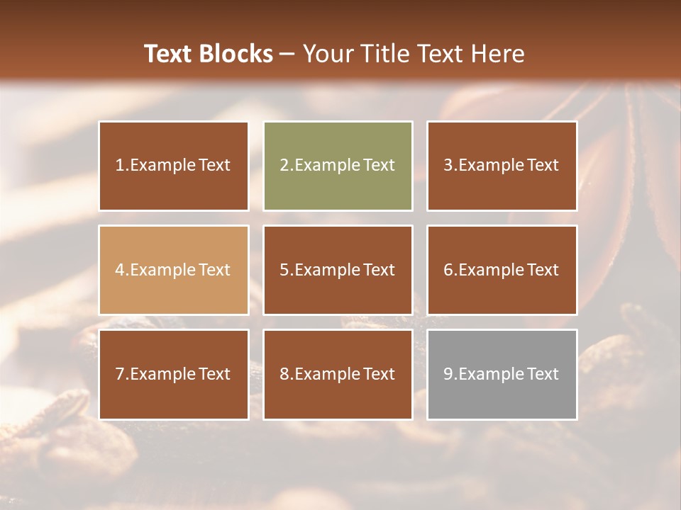 Scenario Bright Condiment PowerPoint Template