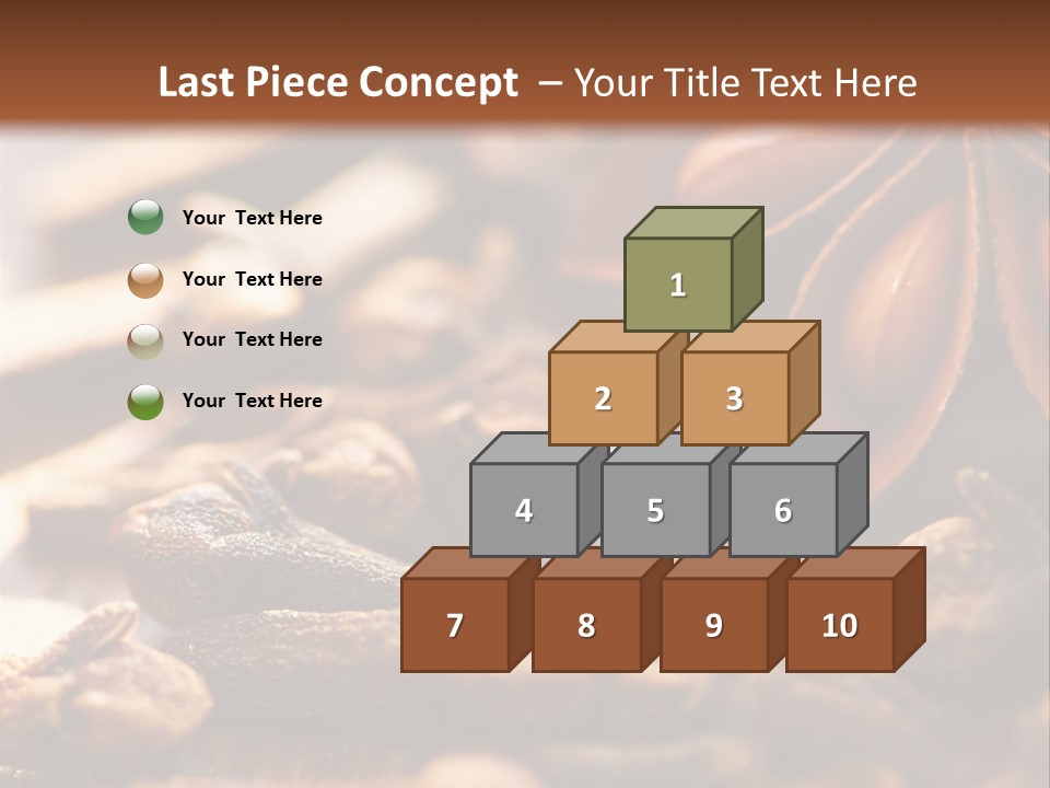 Scenario Bright Condiment PowerPoint Template