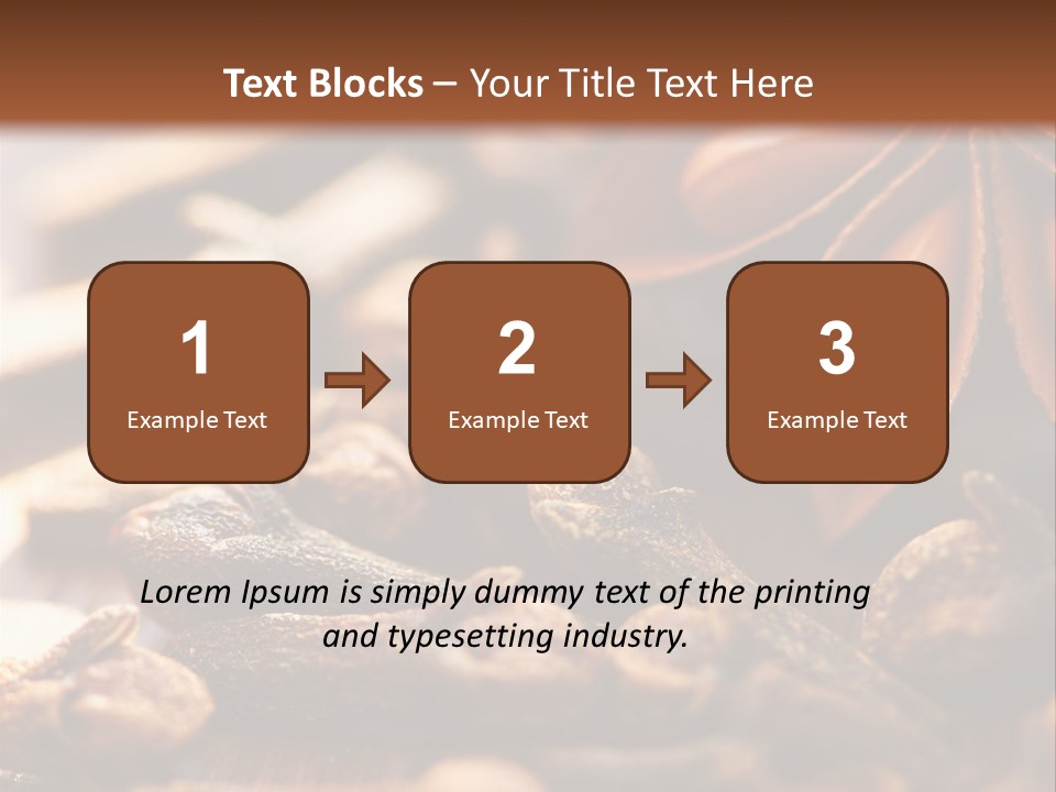 Scenario Bright Condiment PowerPoint Template