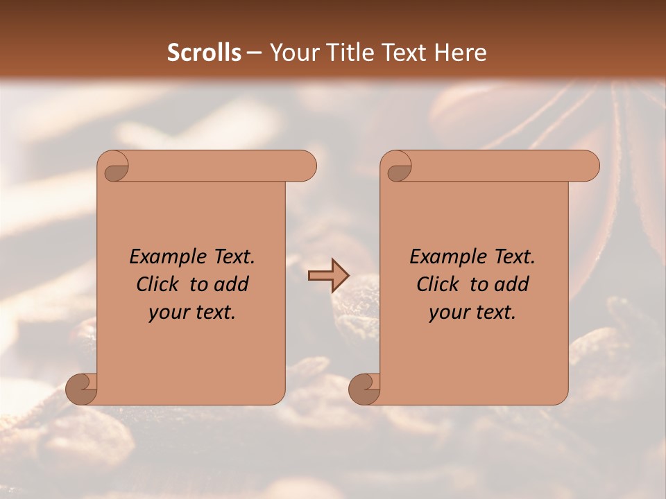 Scenario Bright Condiment PowerPoint Template