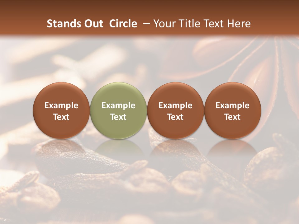 Scenario Bright Condiment PowerPoint Template