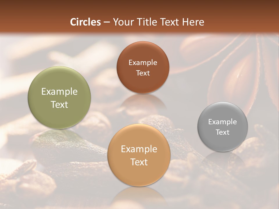 Scenario Bright Condiment PowerPoint Template