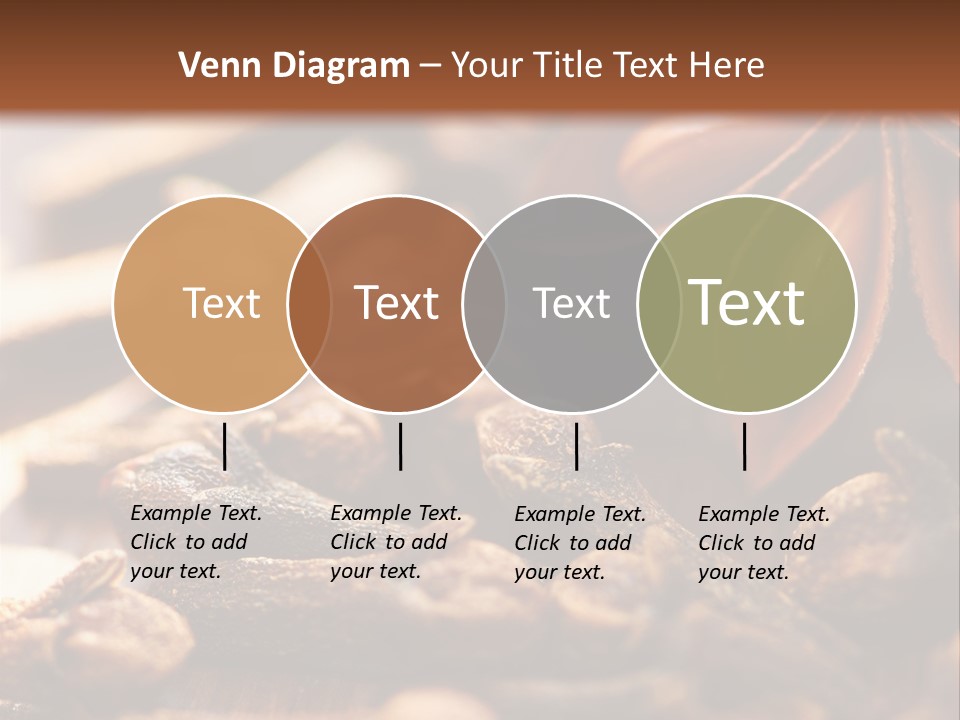 Scenario Bright Condiment PowerPoint Template