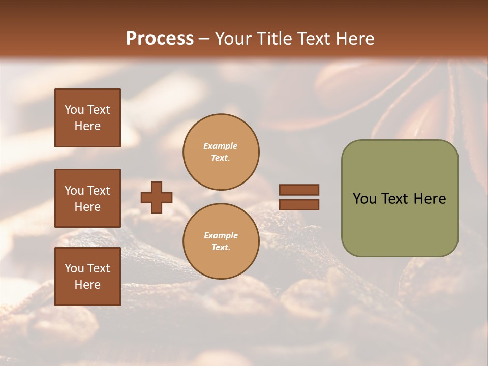 Scenario Bright Condiment PowerPoint Template