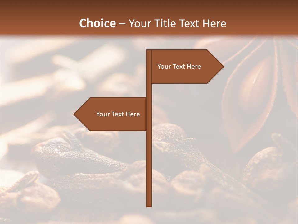 Scenario Bright Condiment PowerPoint Template
