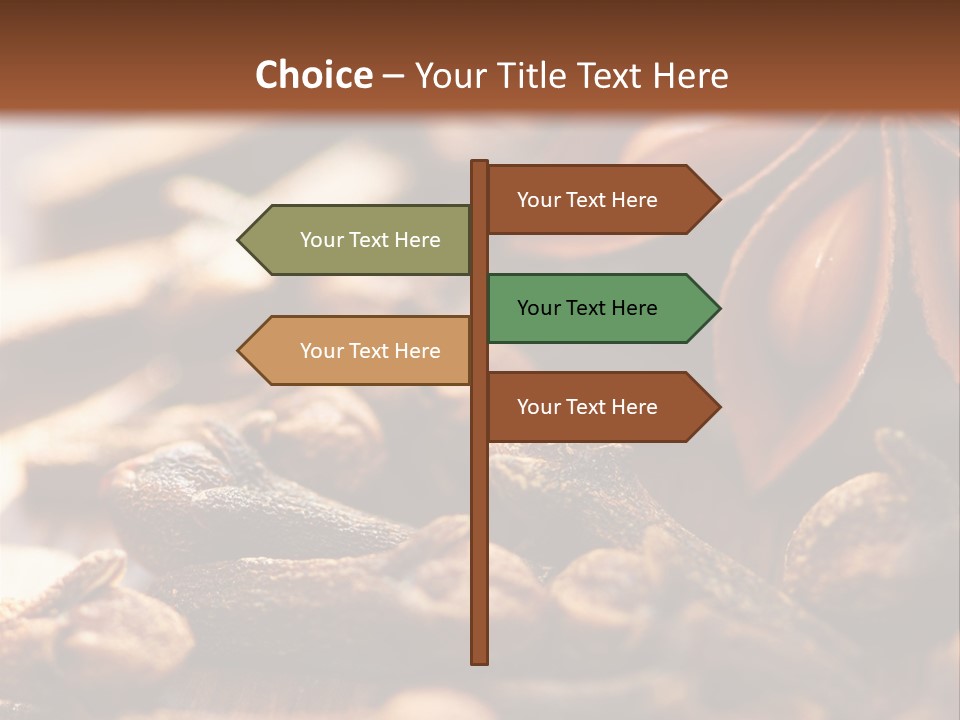 Scenario Bright Condiment PowerPoint Template