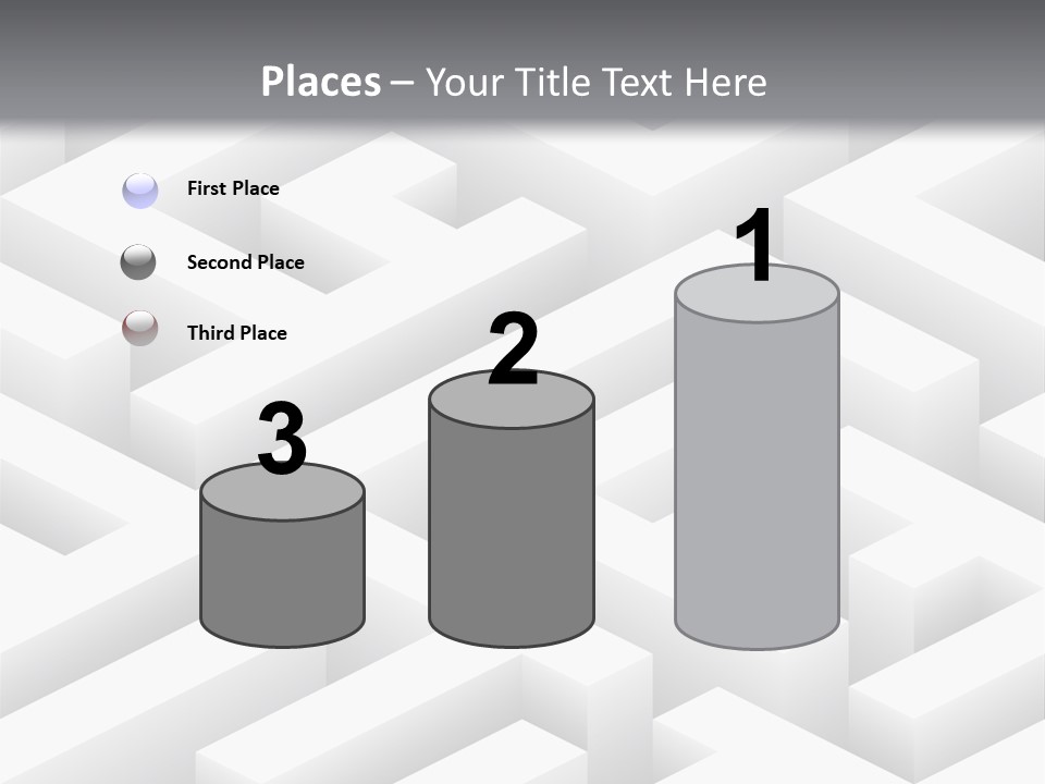 Metaphor Challenge Labyrinth PowerPoint Template