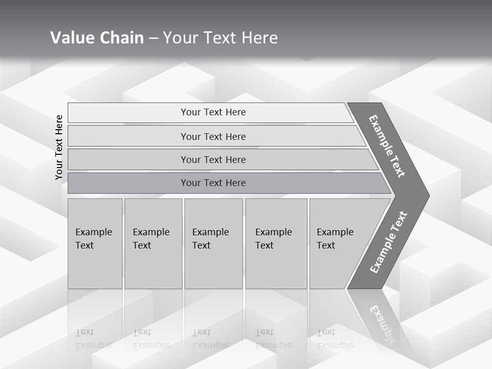 Metaphor Challenge Labyrinth PowerPoint Template
